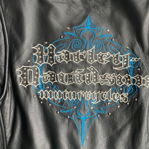 Harley Davidson leather jacket medium brand new - Picture 7 of 8